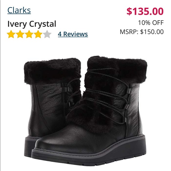 clarks ivery crystal boots